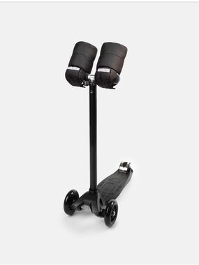 7 A.M. Kids Black Scooter WarmMuff Mittens